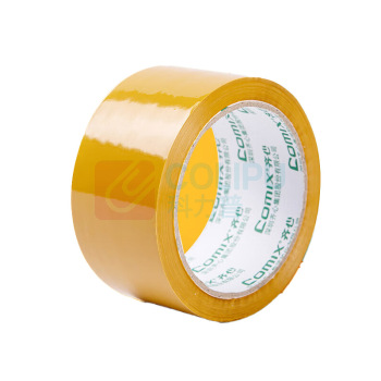 齐心 Comix 封箱胶带 JH4806-6 48mm*60y*50um (米黄色) 6卷/筒