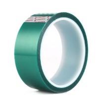 上柯 PET高温胶带 A1258 0.06mm*15mm长33m (绿色) 绿硅胶材质
