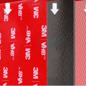 3M 强力双面胶 VHB™ 带强力粘贴汽车内饰ETC固定持久耐高温 5952黑色 30mm宽3m长