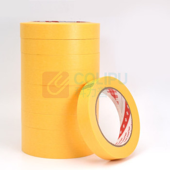 3M 高温美纹纸胶带定制 244 37mm*50m (黄色)