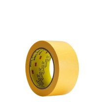 3M 美纹纸胶带 244 25mm*50m (黄色) 耐高温和纸遮蔽胶带