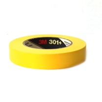 3M 耐高温纸胶带 301+ 24mm*55m (黄色)