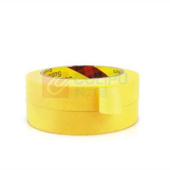 3M 美纹纸胶带 244 6mm*50m (黄色)