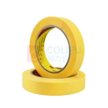 3M 美纹纸胶带耐高温 244 10mm*50m (黄色)