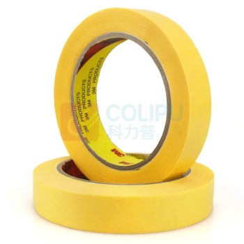 3M 美纹纸胶带耐高温 244 30mm*50m (黄色)