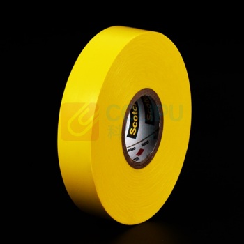 3M 电工胶带 19mm宽20.1m长 厚0.177mm (35#黄)