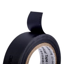 3M 1500# 电工胶带 电气绝缘胶带 PVC电工胶布 无铅600V 防潮耐酸碱 18mm*10m*0.13mm 10卷/组 (黑)