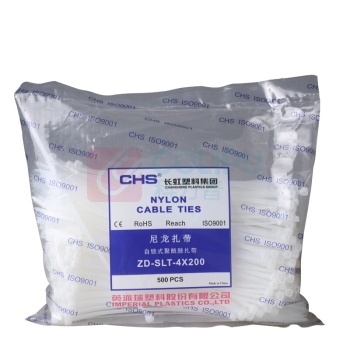 长虹 CHANGHONG 自锁式尼龙扎带 CHS-4*200 3.2*200mm (白色) 500根/包 B级