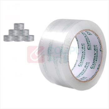 齐心 Comix 封箱胶带45mm*60y*45um YZ4506y-6 6卷/筒 
