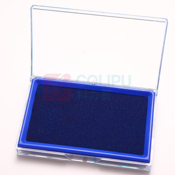 得力 deli 方形快干印台 9864 内径116*66mm外径138*88mm (蓝色)