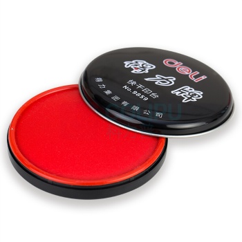 得力deli 快干印泥 9859 (红色)