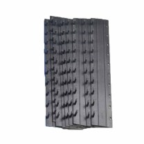 佳途 10孔塑料装订夹条 12.5mm 黑色 10支