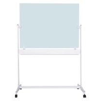 亿裕 H型移动支架玻璃白板 YYH-0918W 900*1800mm (白色支架) (含安装)