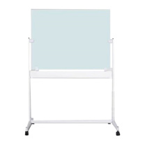 亿裕 H型移动支架玻璃白板 YYH-0918W 900*1800mm (白色支架) (含安装)