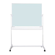 亿裕 H型移动支架玻璃白板 YYH-1020W 1000*2000mm (白色支架) (含安装)
