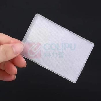 融银之汇 身份证套防磁卡套透明公交卡套透明卡套证件卡套PVC 9.6*6cm 5000个/件 (透明)
