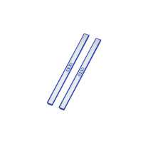 装得快 彩色硬磁条 20cm 2条装 (蓝色) 200mm*15mm 白板磁铁贴磁条贴