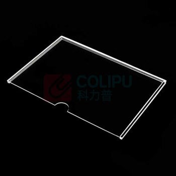 也特 亚克力卡槽 照片插盒岗位牌工位牌插槽单层横款 名片 54mm*90mm