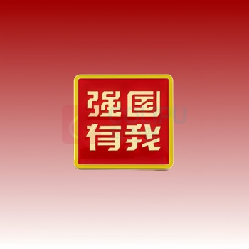 京喜 胸针徽章 强国有我