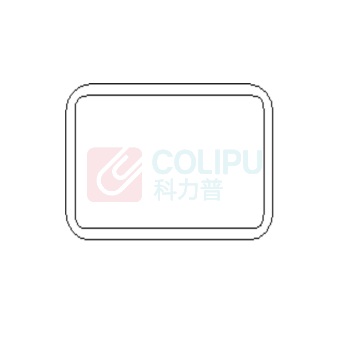 晨好 塑料透明不干胶标签 40mm*24mm
