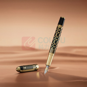 毕加索 PICASSO 卓越系列活塞上墨钢笔F尖套装 TS-991 (鎏金)