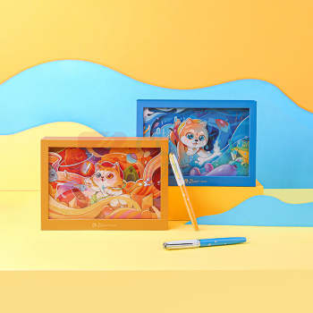 毕加索 PICASSO 萌宠系列钢笔套装 PS-5525 (波斯橘)