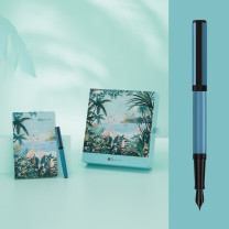 毕加索 PICASSO 森野仙踪系列钢笔套装 PS-5527 F尖 (湖海蓝)