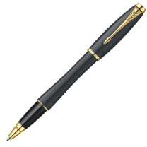 派克 PARKER 都市磨砂黑杆金夹宝珠笔 TS