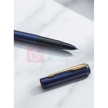 派克 PARKER 威雅XL逐浪蓝金夹宝珠笔