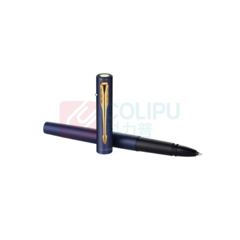 派克 PARKER 威雅XL逐浪蓝金夹宝珠笔