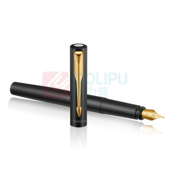 派克 PARKER 经典黑金夹墨水笔+小墨水礼盒 威雅XL