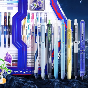 点石 时空舱舰队文具礼盒 26件套TG250915P33J55 DS-357E (17支笔+1支铅芯+6支替芯+1盒墨囊+1个钥匙扣) (钥匙扣颜色随机)