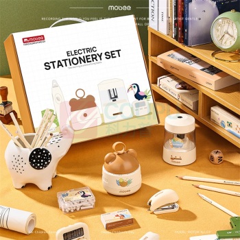 mobee 文具8件套套装 7-14岁儿童学习用品 F023B18