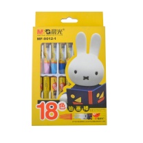 晨光 M&G 油画棒 MF9012-1 18色 18色/盒 蜡笔 石蜡