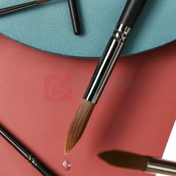 青竹画材 CHINJOO 勾线画笔 圆头0号 长195mm 尼龙毛
