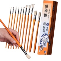 空色 颜料画笔 TIGERS ROAR HHB-11P 颜色 橙色 材质 尼龙 尺寸规格 260~420mm 11支/盒 DC