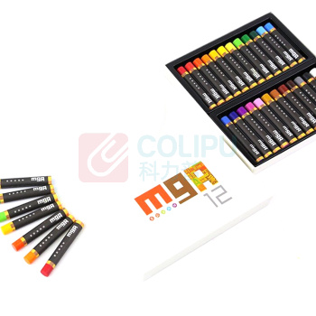 晨光 M&G MGArts系列24色圆杆重彩油画棒蜡笔 ZGM91134 24色 24色 石蜡