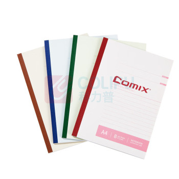齐心 Comix 办公系列无线装订本 C4501 A4/80张 6本/套 (颜色随机)