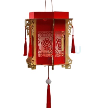 开芽 宫灯-非遗走马灯 KY114 马年灯笼diy材料包儿童新年手工玩具礼物元宵节花灯