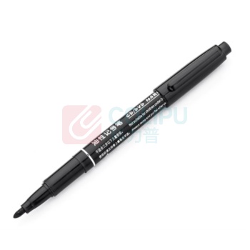 英雄 HERO 油性记号笔 887 长141mm,双头 (黑)