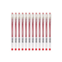 百乐 PILOT 拔帽中性笔 BL-G1-5T 0.5mm (红色) 12支/盒