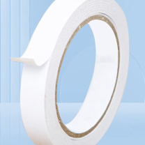 飞尔 双面胶带 热熔性压敏胶加粘薄款双面胶带透明胶布 8mm×10m DC