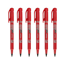 百乐 PILOT 油性双头记号笔 SCA-TM 细头2.0mm,极细头1.0mm (红色) 12支/盒