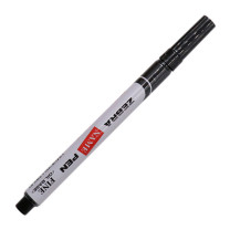 斑马牌 ZEBRA 油性小单头记号笔 MO-12A1-SNZ-BK 1.2~1.5mm (黑色)