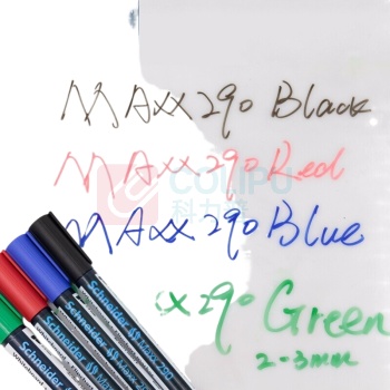 施耐德 Schneider 白板笔 290 3mm (红色) 10支/盒