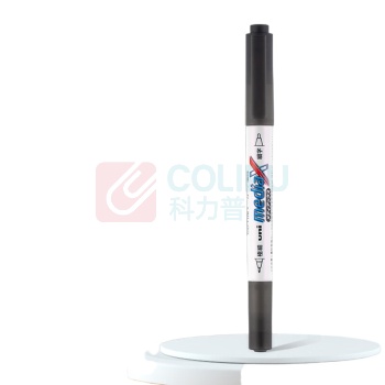 三菱 uni 双头光盘笔记号笔 PD-153T 0.5/1mm (黑色)