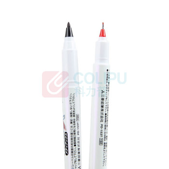 三菱 uni 双头光盘笔记号笔 PD-153T 0.5/1mm (黑色)