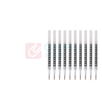 斑马牌 ZEBRA 学霸顺利中性笔芯 RBJF5 0.5mm (黑色) 10支/盒