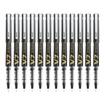 百乐 PILOT 直液式走珠笔 BXC-V7 0.7mm (黑色) 12支/盒