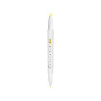 斑马牌 ZEBRA 双头荧光笔 WKT7 1-4mm (浅黄色) 10支/盒